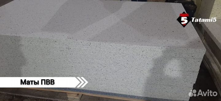 Боксерский ринг на упорах размером 5 х 5м с боевой