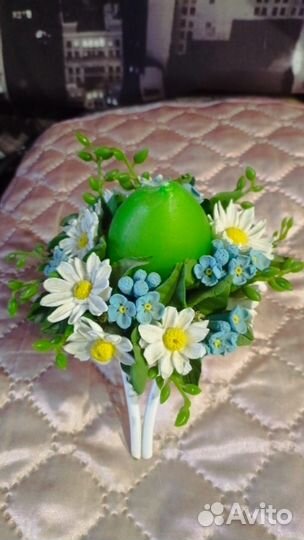 Подсвечник со свечой lkea