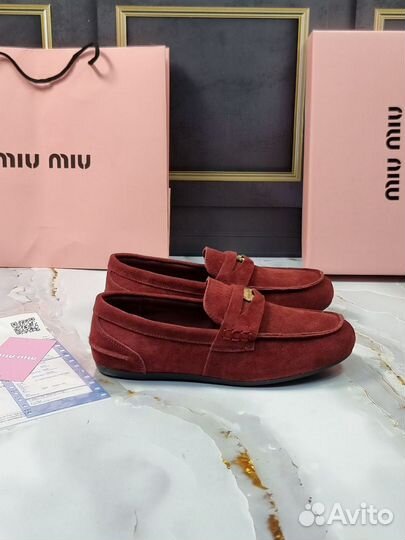 Лоферы Miu Miu женские 36-40