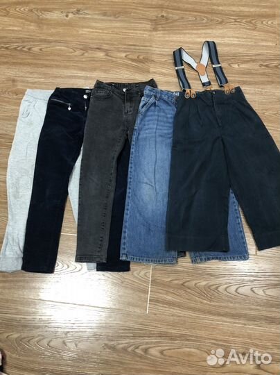 Пакет джинсов 128-134 на девочку