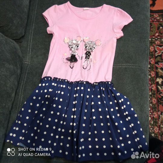 Платье для девочки 128 размер