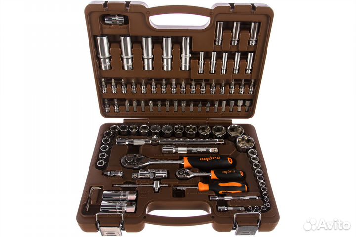 Набор инструментов 94 предмета 1/4&1/2DR ombra