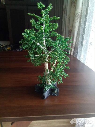 Берёза 51см бисер и др