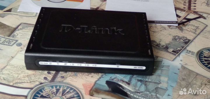 Wifi роутер D-Link DSL-2540U