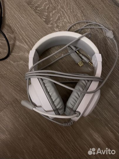 Наушники с микрофоном игровые для компьютера