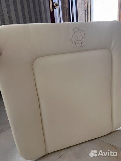 Пеленальный матрас Lollycottons экокожа 75х68 крем