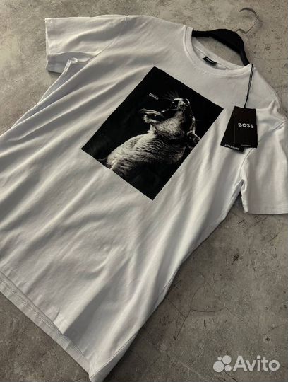 Футболка Hugo Boss пантера мужская