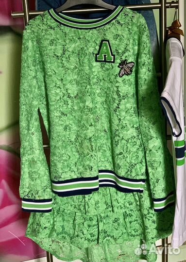 Костюм летний нарядный девочке 140 см