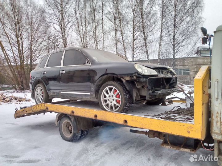 Порш Каен в разборе