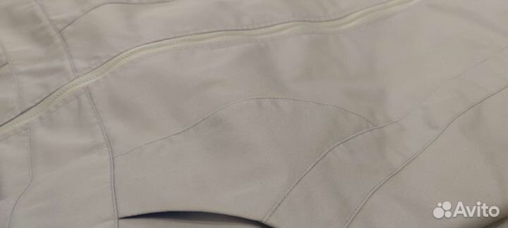 Халат медицинский голубой на молнии