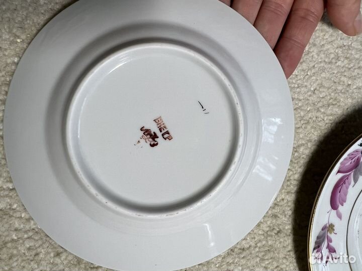 Тарелка десертная СССР лфз