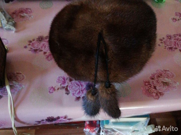 Женская норковая шапка