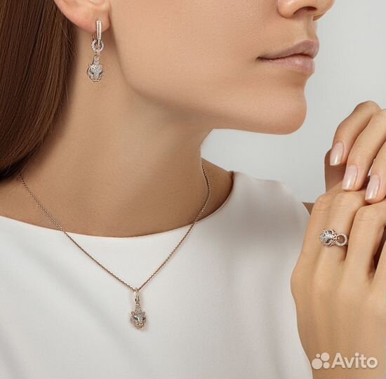 Подвеска розовое золото 585 проба