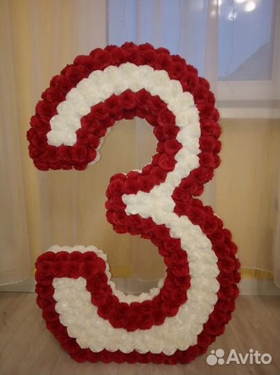 Цифра 3 на день рождения