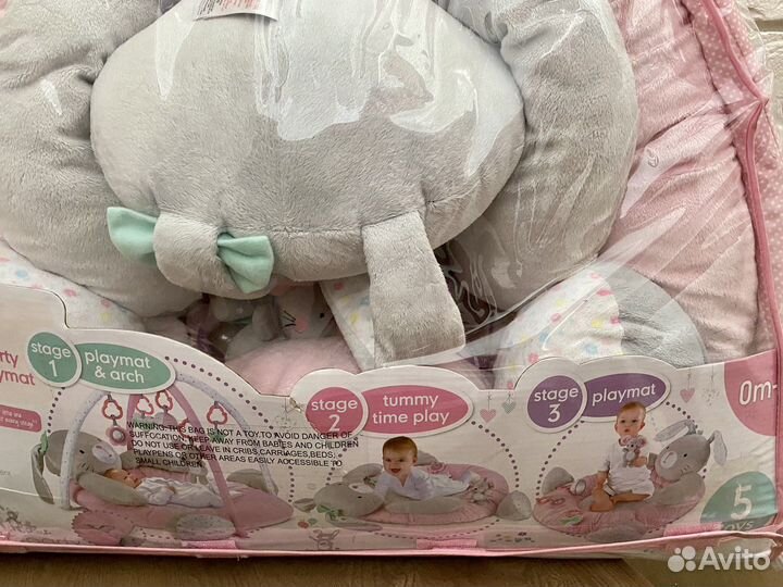 Развивающий коврик mothercare зайка