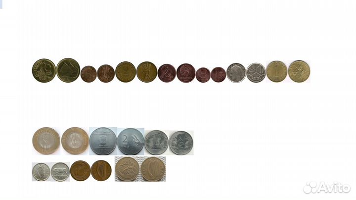 Монеты разных стран мира обмен ч.1