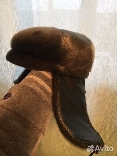 Меховая мужская кепка