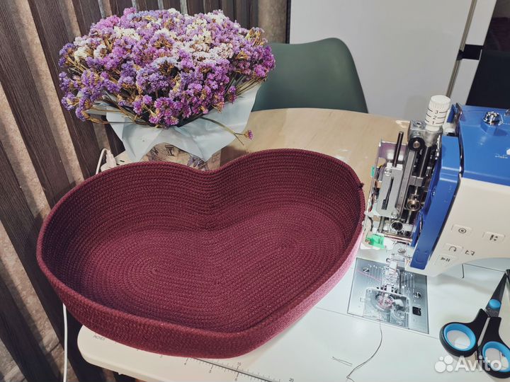 Корзина из шнура