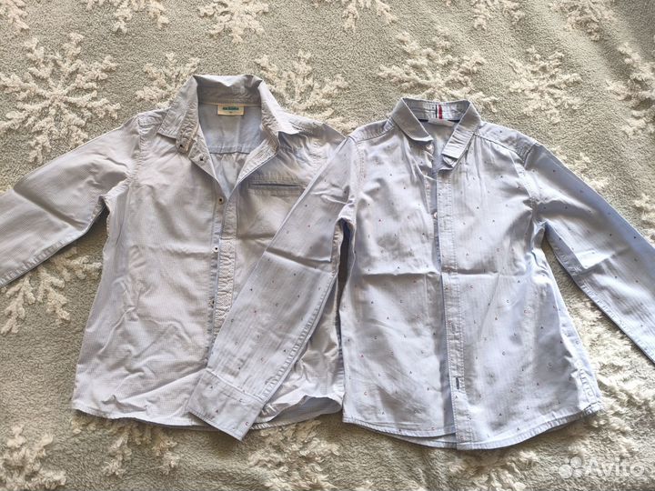 Брюки Next рубашки Acoola, водолазка и поло 122