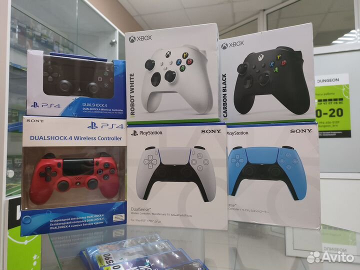 Аксессуары для PS 4, PS 5 и XBox