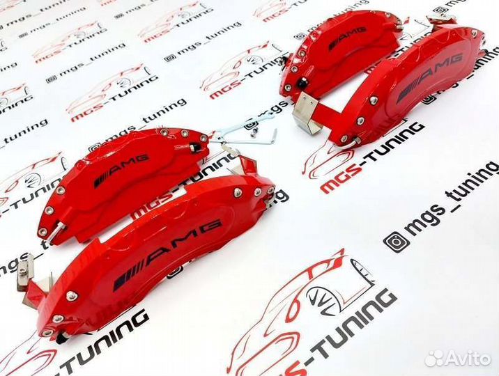 Накладки на суппорта AMG металл S-class W222