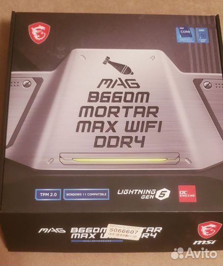 Материнская плата b660m mortar max wi fi
