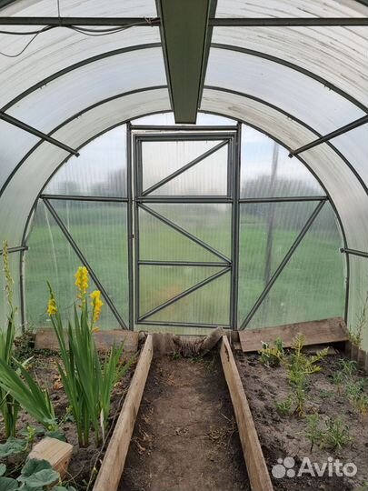 Теплица 3 на 6 из поликарбоната бу