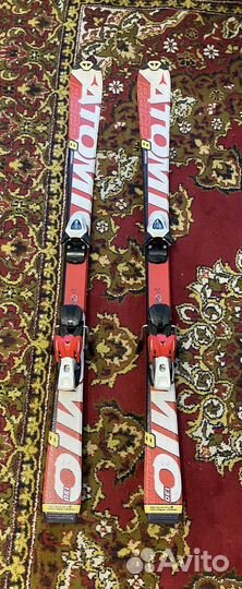 Лыжи Atomic race 130 + ботинки Nordica dobermann
