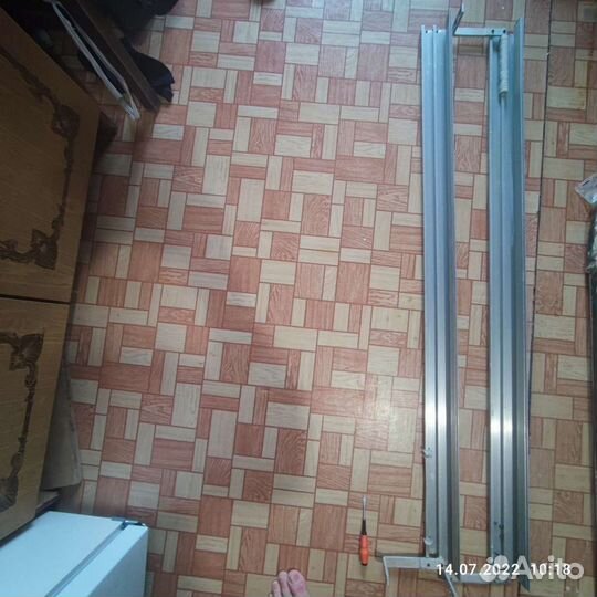 Карниз алюминиевый двойной