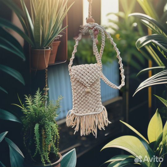 Сумка макраме