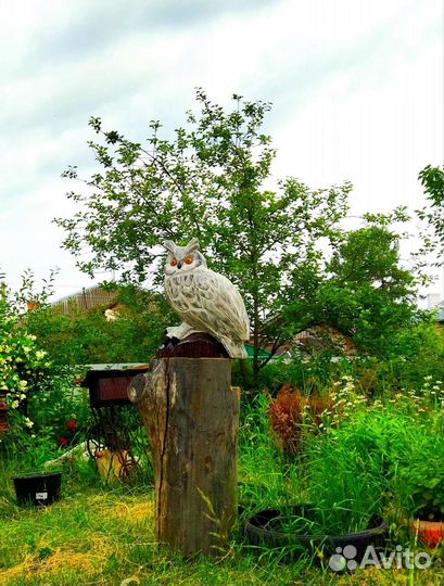 Филин из дерева