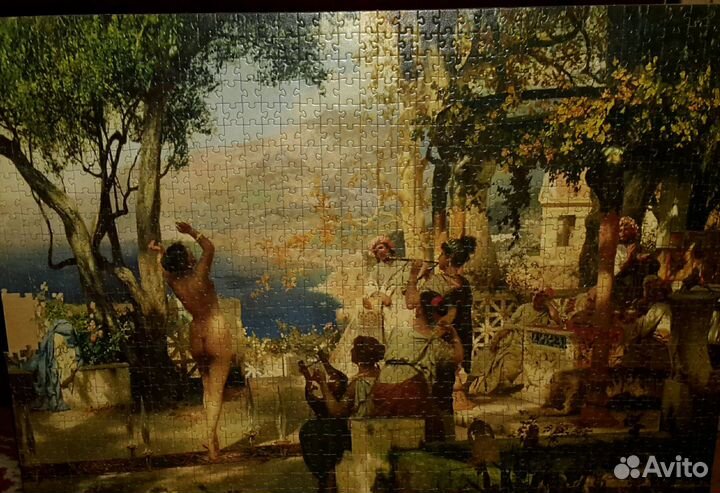 Репродукция картины, пазлы