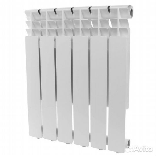 Алюминиевый боковой радиатор Rommer Optima 500, 6