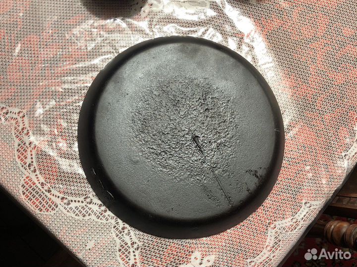 Сковорода старинная чугунная Куса