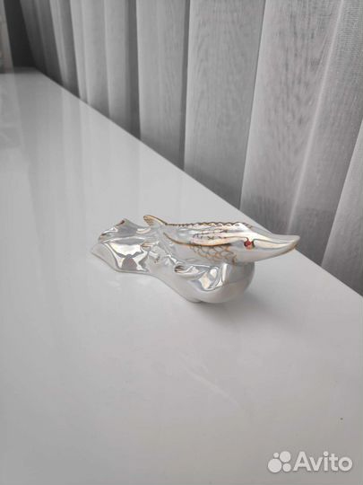 Фарфоровая статуэтка СССР. Щука 1959г