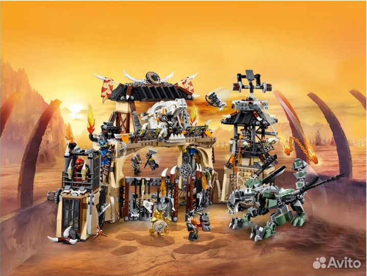 Конструктор lego ниндзяго пещера драконов