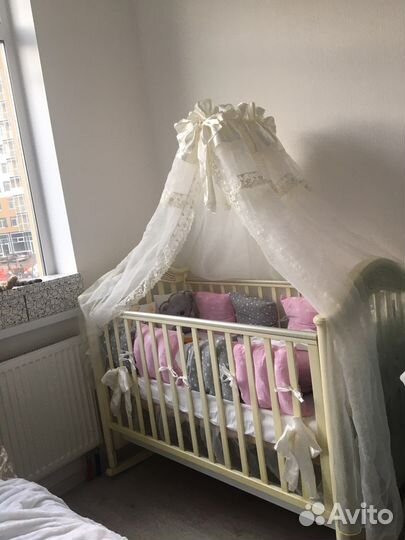 Кровать, качалка детская Pali Charlotte (Италия)