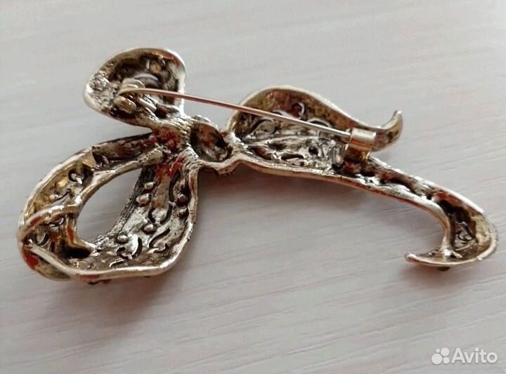 Брошь винтаж крупная новая