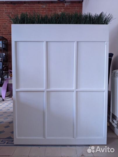 Перегородка с декоративной травой