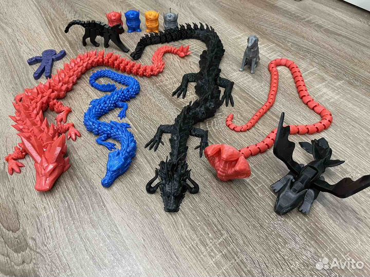 3d печать, сувениры, драконы
