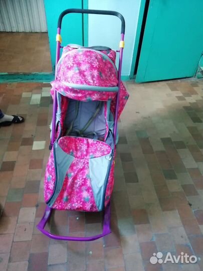 Коляска санки