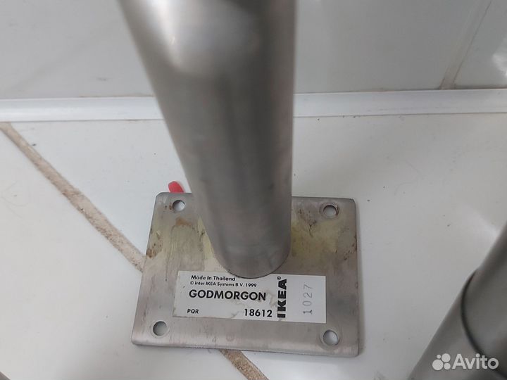 Ножки регулируемые хром 50 см IKEA