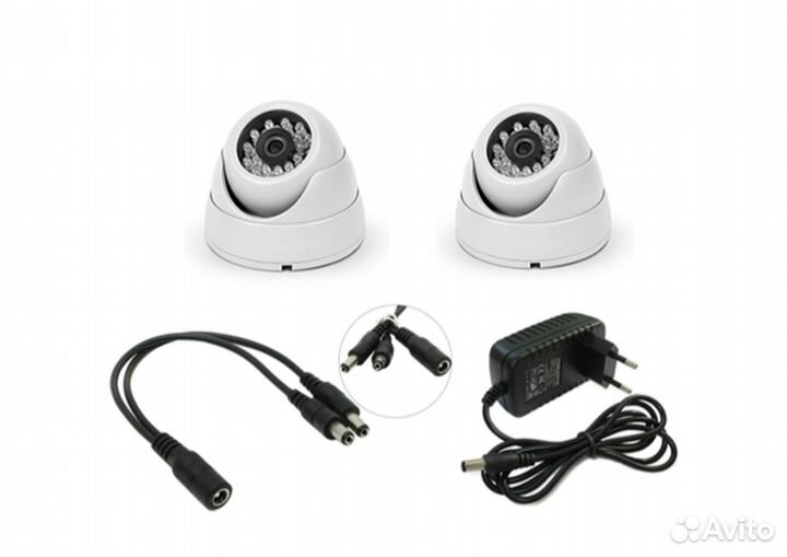 Комплект видеонаблюдения AHD 2Мп Ps-Link KIT-A202H