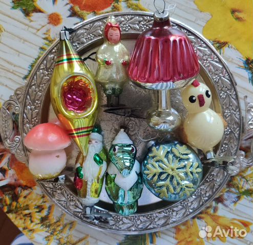 Новогодние игрушки советские купить в Москве | Хобби и отдых | Авито