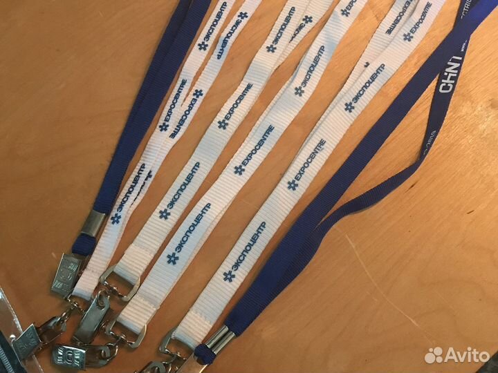 Шнурок лента держатель для бейджа бу