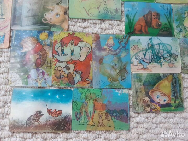 Календарики переливашки 1975-1991г