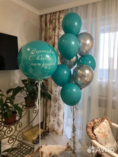 Гелиевые шары,надписи,Ушастик Чеб ростовая фигура