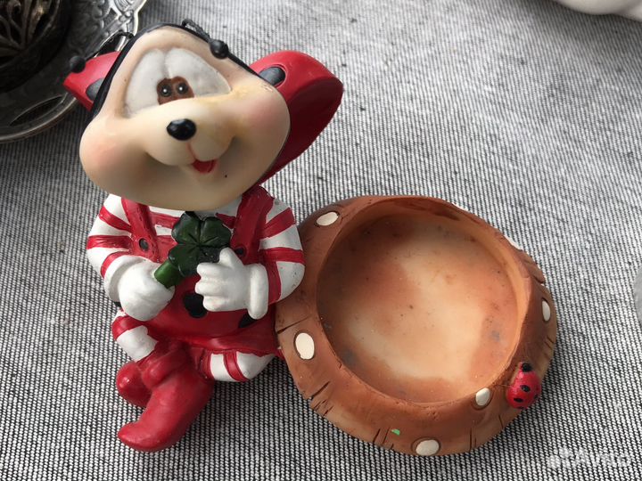 Подсвечник статуэтка «Божья коровка»