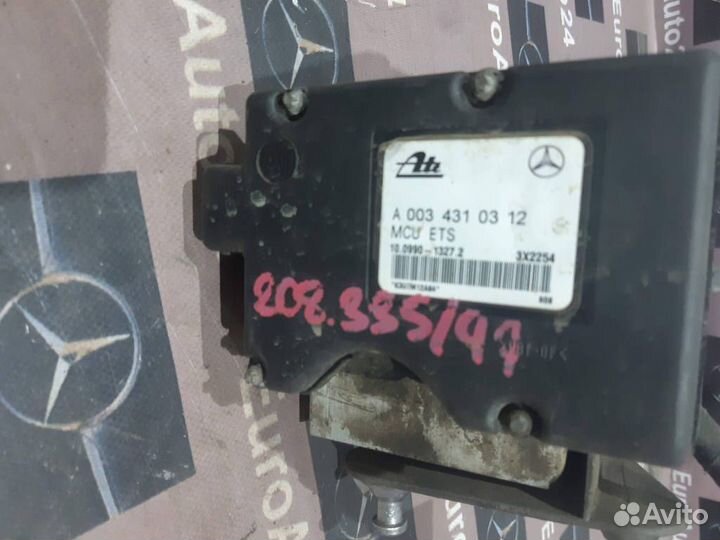 Блок ABS A0034310312 Mercedes-Benz CLK-Class 1999