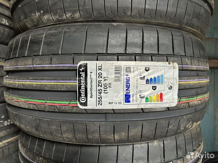 Continental ContiSportContact 6 255/45 R20 и 285/40 R20 104Y